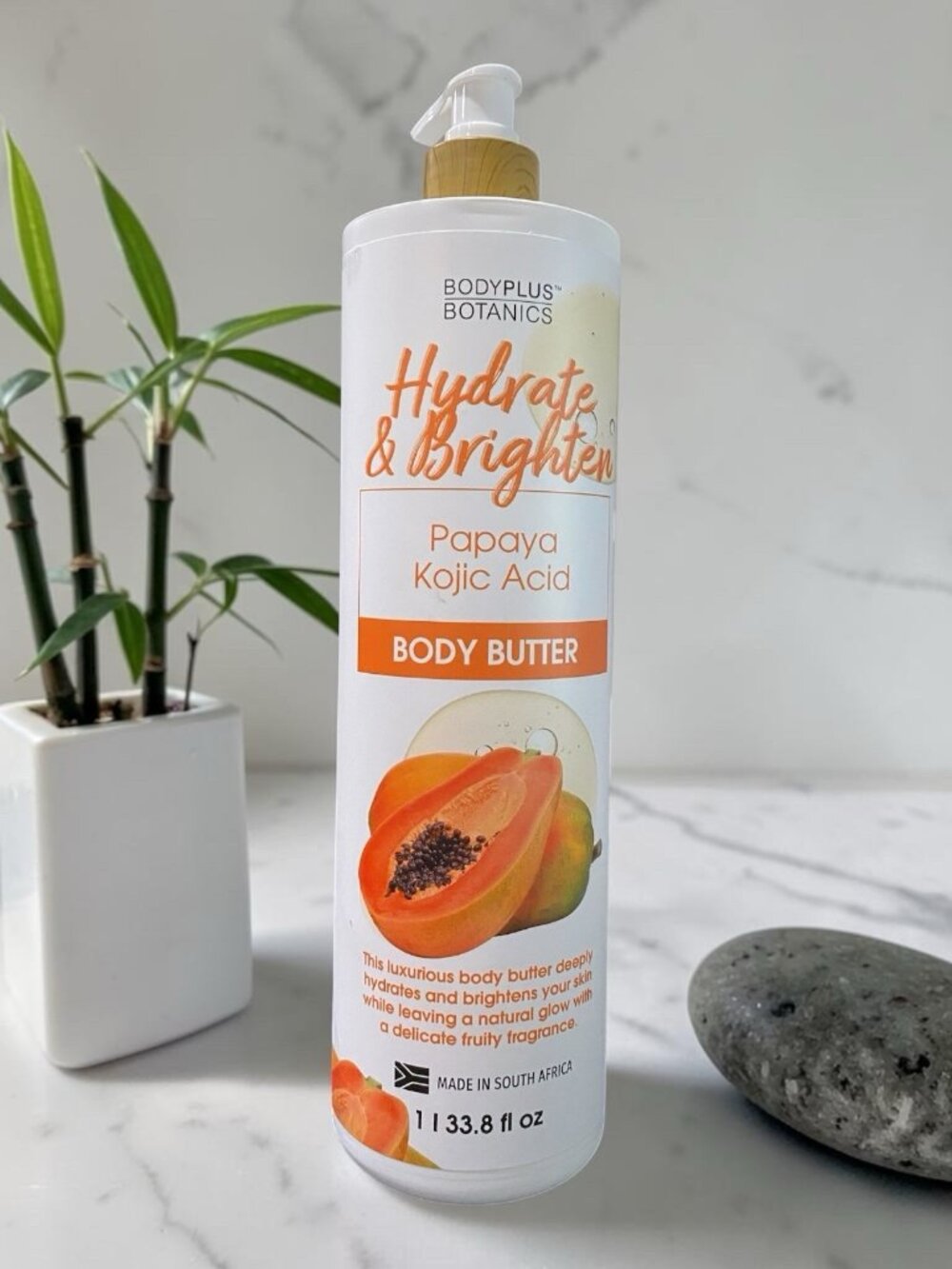 Hydrate & Brighten Papaya Kojic Acid Body Butter 1L /33.8Fl.oz